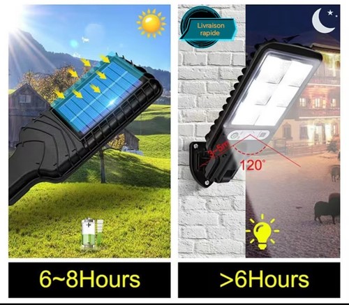 Applique murale solaire led - applique,