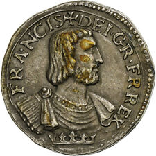 France, Jeton, Collection BP, Teston François Ier, Cuivre, TTB+