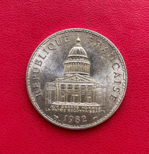 Très belle monnaie 100frs argent Panthéon 1982 TTB/SUP