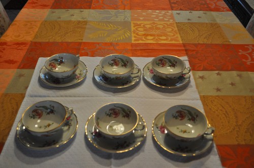 Tasses thé café avec - 6, à