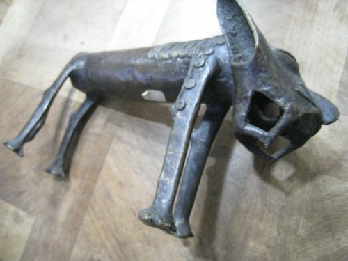 Bronze ancien animal stylisé - bronze,