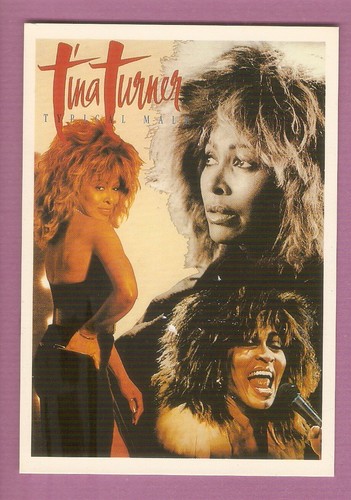Tina turner carte postale - carte,