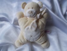 Doudou semi plat ours - semi-plat,, beige
