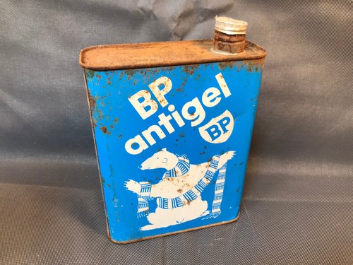 Ancien bidon antigel déco - bp,