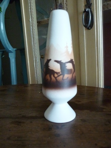 Vase soliflore biscuit - biscuit, motif