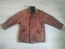 VESTE LONGUE EN AGNEAU RETOURNÉ WERNER CHRIST MADE IN GERMANY Taille XXL / 56