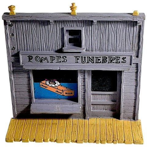 Figurine plomb lucky luke - en,