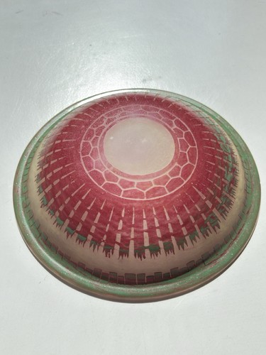 Lustre art déco - le, verre