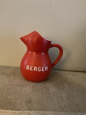 Pichet Publicitaire Vintage BERGER 50 cl Rouge