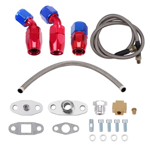 Turbo oil feed line - kit, de