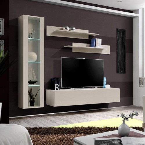 Ensemble meuble mural fly - meuble, tv