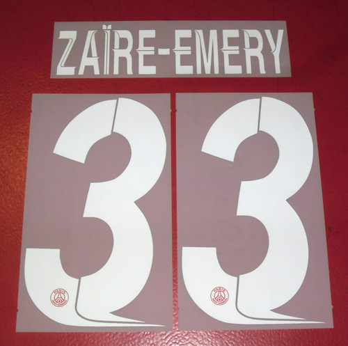 Flocage officiel zaire emery - zaire,