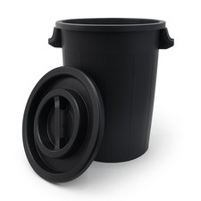 Réservoir d'eau rond avec couvercle Baril de pluie Baril d'eau de pluie...