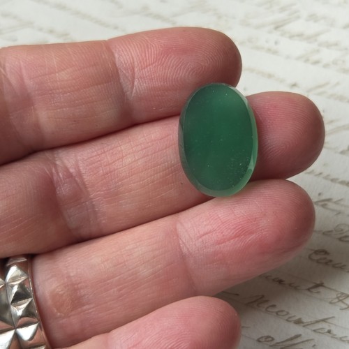 Cornaline agate verte ancienne - cornaline,