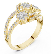 Bague de cocktail de mariage