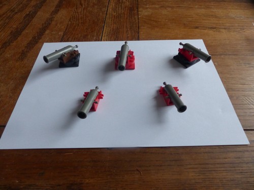 Lego lot 5 canon - lego,