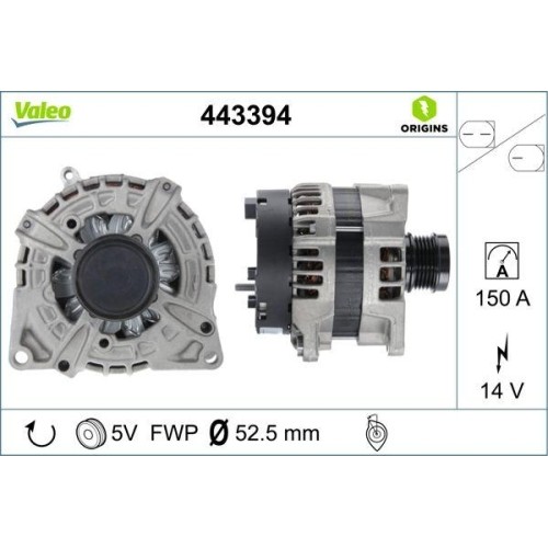 Alternateur valeo 443394 - valeo,