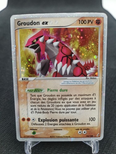 Groudon 100 carte - groudon, ex