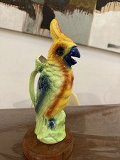 Pichet en Barbotine perroquet Sl Clément