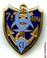 TROUPES DE MARINES.7 eme Rgt Infanterie de Marine RIMa CI.G.2086.Fab.Drago Paris