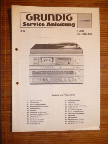 Manuel service grundig - de,