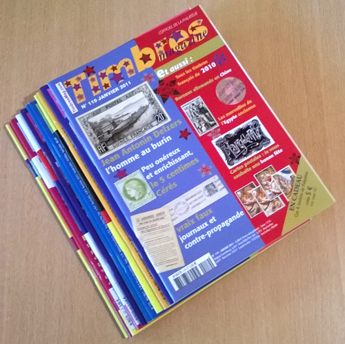 Timbres magazine année 2011 - magazine,