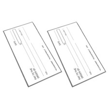 2 Pcs Chèque Géant Comité