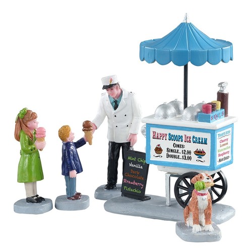 Lemax happy scoops chariot - scoops, de
