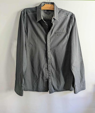 Chemise grise coton coupe ajustée T40 Bonobo City (4508060)