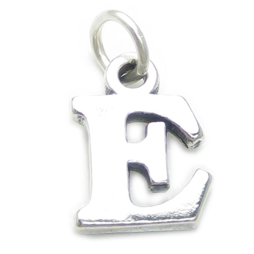 Lettre breloque initiale en - e,