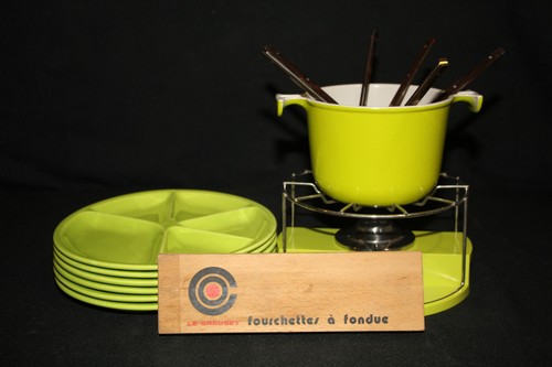 Service fondue le creuset - fondue,,