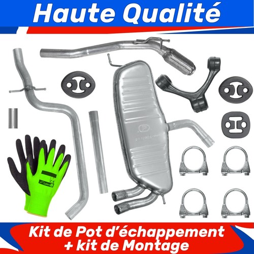 Kit pot échappement pour - d'échappement,