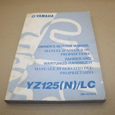 MANUEL REVUE TECHNIQUE D ATELIER YAMAHA YZ 125 2001 (N) SERVICE MANUAL 125YZ LC