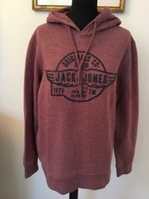 Sweat A Capuche taille M Jack & Jones Rose Chiné