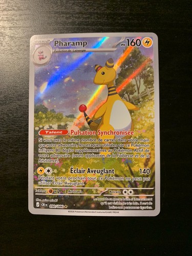 Carte pokémon pharamp - carte,