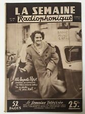 ►LA SEMAINE RADIOPHONIQUE 6/1956 - HUGUETTE PRAX - JULIETTE GRECO - LESUR 
