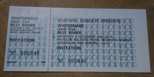 Ticket billet unused - billet,