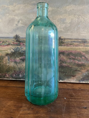 Antique blue seltz water - antique,