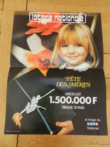Affiche loterie nationale - affiche,