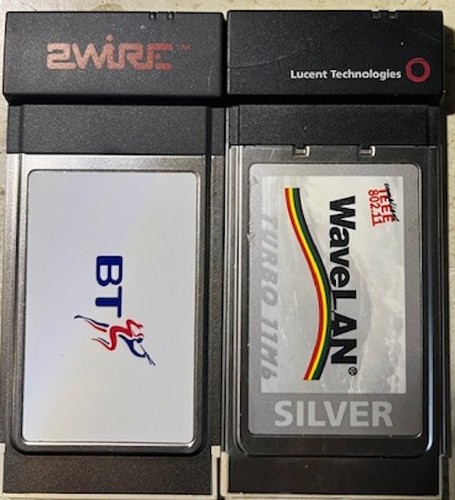 Two pcmcia cards - pcmcia,