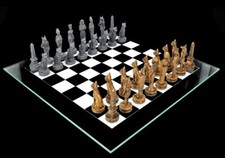Jeu D'Échecs Egypte - Or Vs