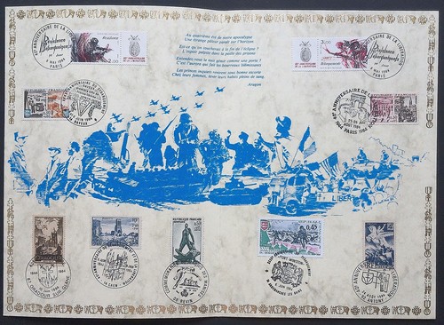 Encart philatélique général - encart,