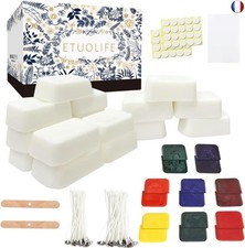 Cire De Soja Pour Bougies,Cire De Bougie À Verser, Kit De Fabrication De 