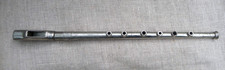 PETITE FLÛTE DE TYPE FIFRE - EN MÉTAL - 6 TROUS - INSTRUMENT DE MUSIQUE VINTAGE