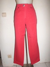 JEANS STRETCH COUPE DROITE FEMME MAYERLINE FUSHIA 2 POCHES AVANT ARRIERE T:42/44