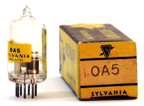 Tube 0a5 sylvania nos - sylvania,
