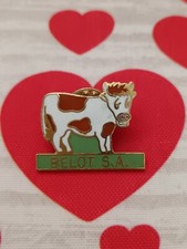 Pin's Pins Pin Enamel 11 Société Produit  Traite Des Vaches "BELOT S. A." 