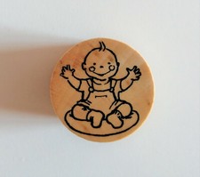 Tampon ALADINE en bois, Bébé