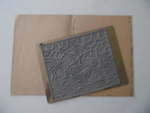 Ancien tampon encreur scolaire - encreur,
