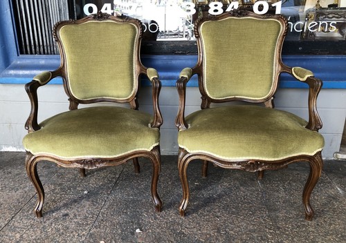 Paire fauteuils bergères - paire,